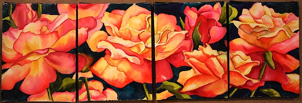 Rose Canvas by Diane Ziemski Rose Canvas by Diane Ziemski